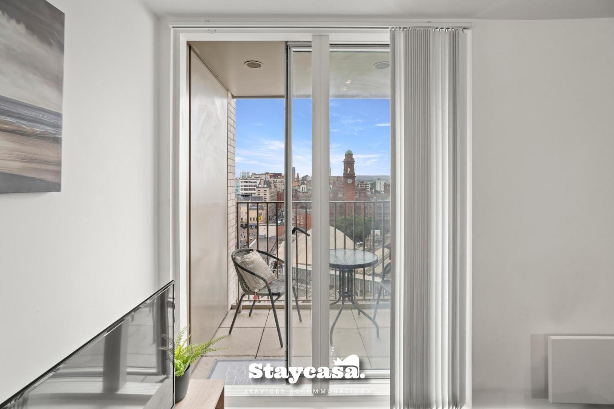 Spectacular Apartment Balcony View In City Centre 曼彻斯特 外观 照片